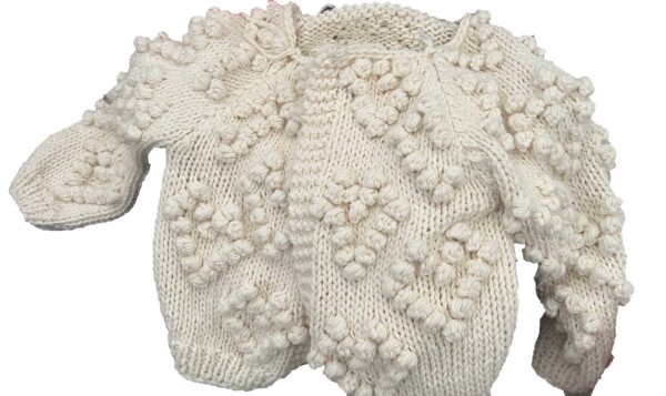 Crochet Studio OEM & ODM Women Lady Sweater Winter Hand Crocheted Cardigan Sweater - Image 2